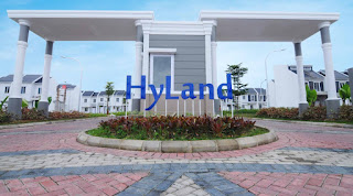 Salah Satu Gapura Masuk Perumahan Hyland grand City Balikpapan