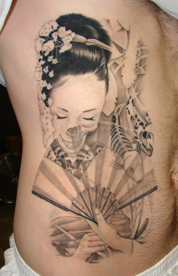 Geisha Tattoo For Girl
