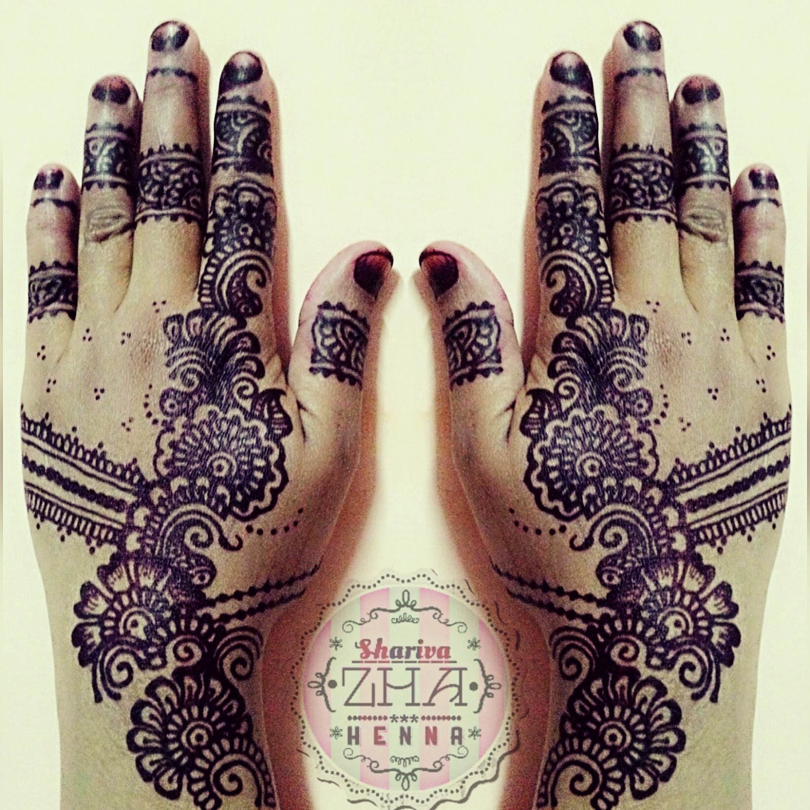 Gambar 65 Gambar Motif Henna Pengantin Tangan Kaki Sederhana