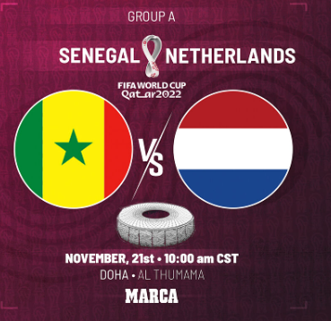 Senegal Vs Netherlands 21 Nov 2022  Full Match  Live