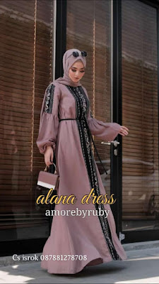 Alana dress - Butik Busana Muslim Terbesar dan Terlengkap