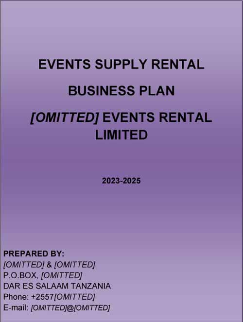 EVENT RENTALS COMPANY