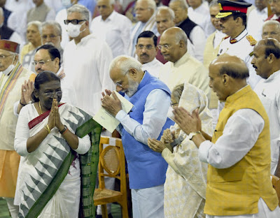 National News | Breaking News - Latest Hindi News - (नेशनल न्यूज) - (ब्रेकिंग न्यूज) - ANJNEWSMEDIA : Presidential Oath 2022 | राष्ट्रपति की शपथ | President Droupadi Murmu- India | राष्ट्रपति द्रौपदी मुर्मू- भारत