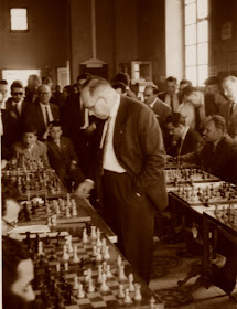 Simultáneas de ajedrez de Àngel Ribera en 1961