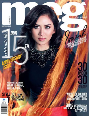 Sarah Geronimo Covers Meg Magazine June 2013 Issue