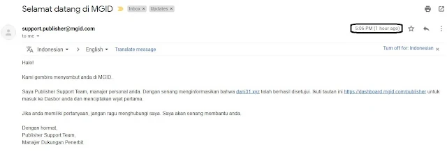 Cara Cepat dan Mudah Diterima MGID