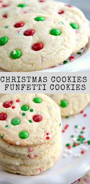 Christmas Cookies - Funfetti Cookies