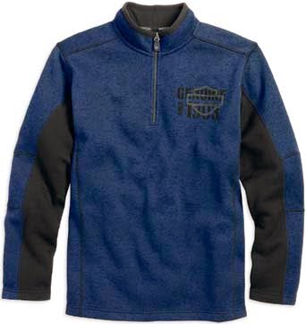 http://www.adventureharley.com/harley-davidson-mens-genuine-1903-1-4-zip-fleece-blue