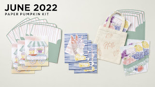 June 2022 Paper Pumpkin Kit: 4 Pick of the Crop Alternative Cards ~ www.juliedavison.com #stampinup #paperpumpkin
