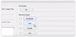 ODIN AP / PDA button 