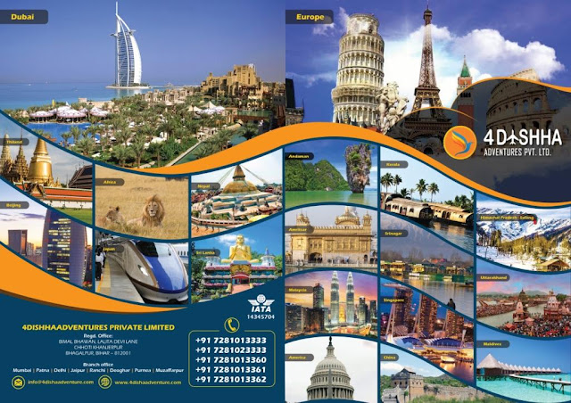 travel agency brochure design