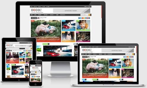 Deco Mag - Responsive Magazine Blogger Template