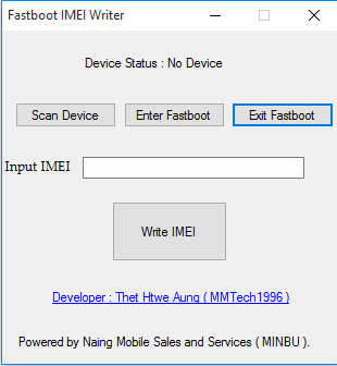 Fastboot IMEI Writer