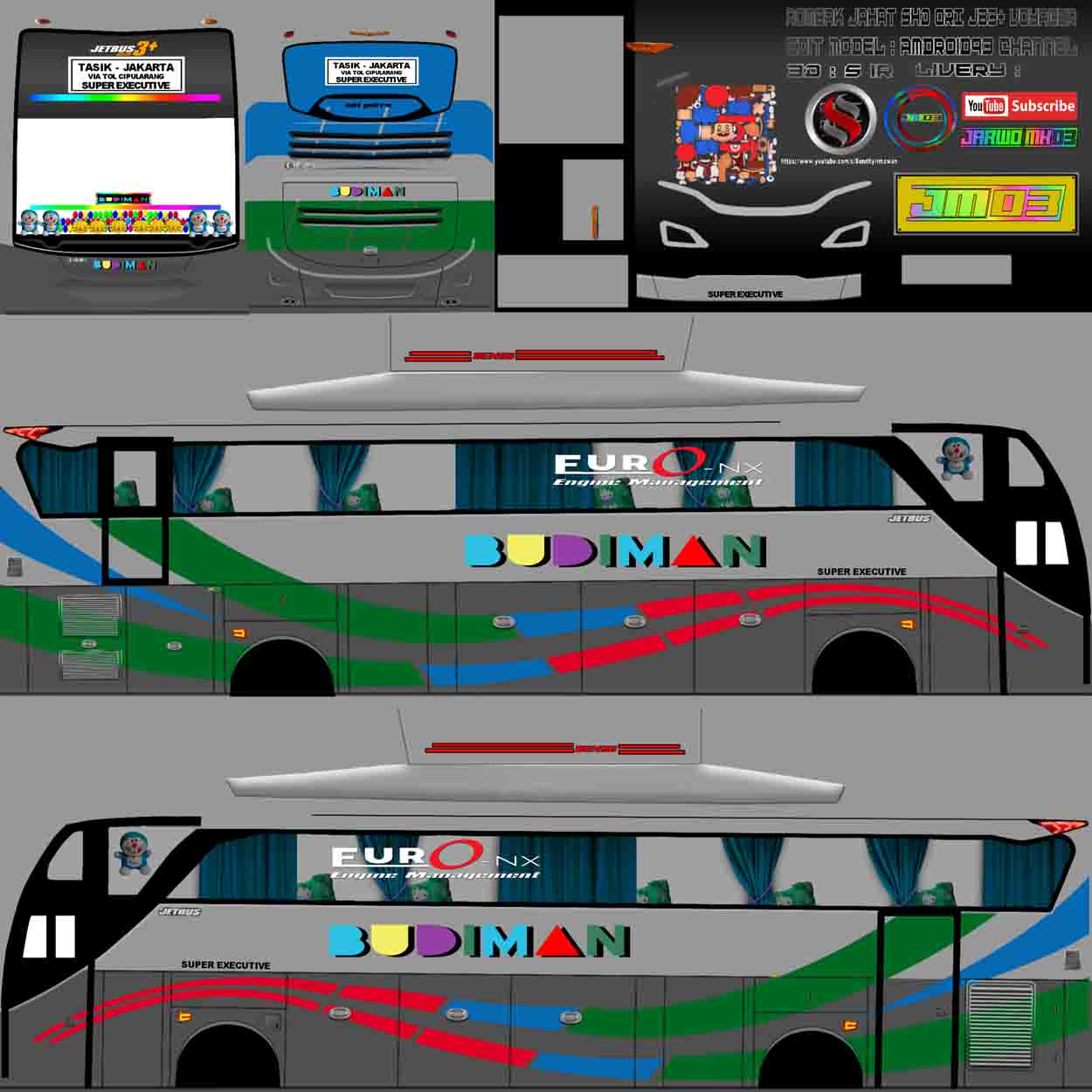 livery bussid full boneka