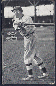 Woody Woodring 1925 baseball card Portland Beavers https://jollettetc.blogspot.com
