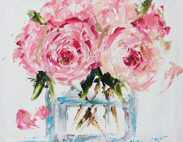 Floral painting by Emma Louise Bell 