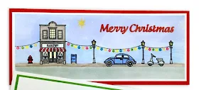 Sunny Studio Stamps: City Streets Christmas Card by Sherry Bahlman