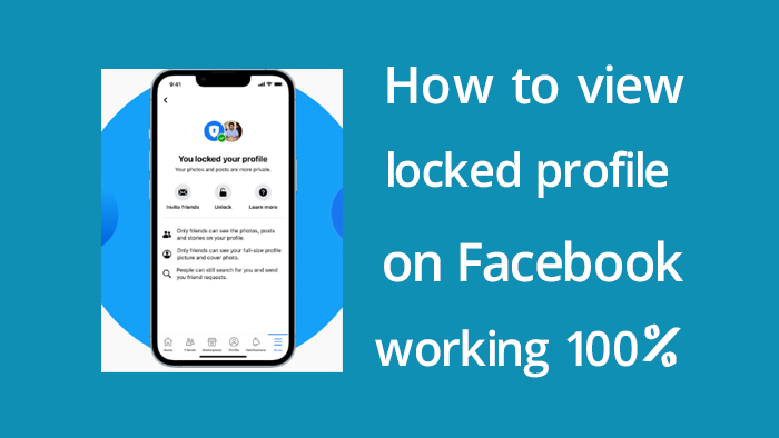 How to view locked profile on Facebook