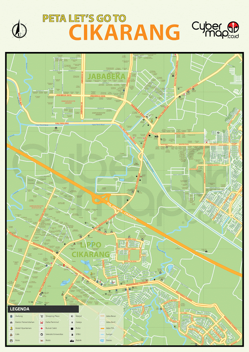 Gokil Abis Peta Kota Bekasi