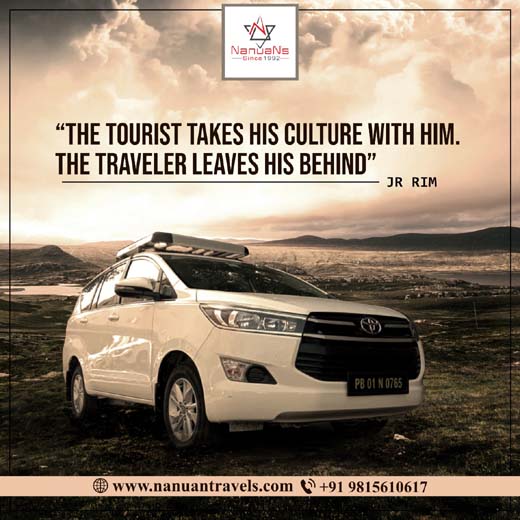 Nanuan Travels provide 'Taxi in Chandigarh' and Taxi in Mohali'.