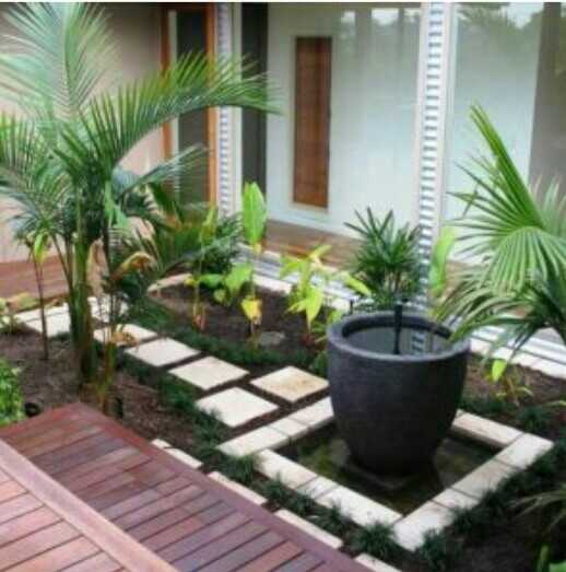 30 Desain  Taman  Rumah  Minimalis  Modern Terupdate