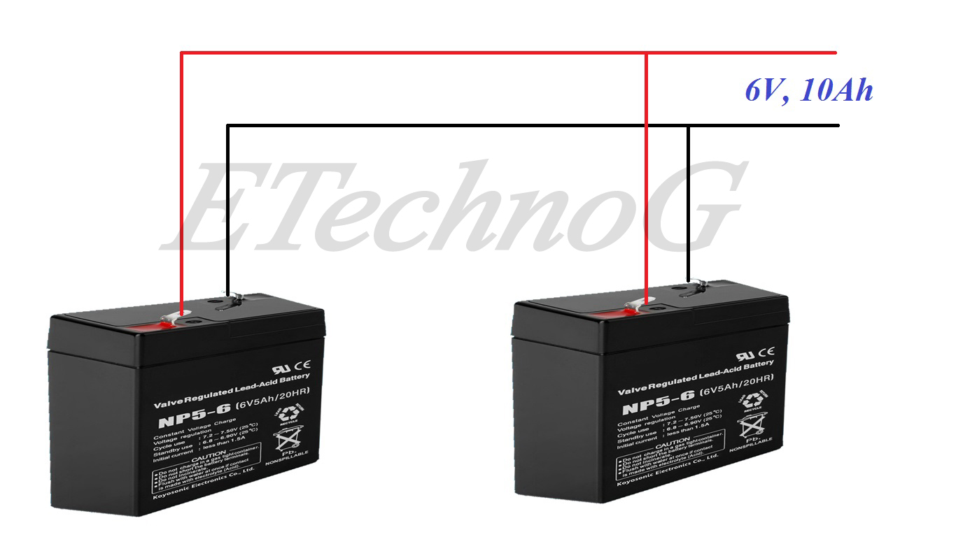 Battery Wiring in Parallel Connection