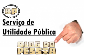 Resultado de imagem para blogdopessoa utilidade pública