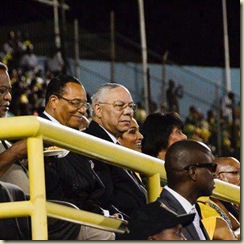 Colin Powell with Farrakhan