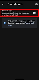 Langkah-Langkah Menghentikan Pencadangan Otomatis di Google Foto