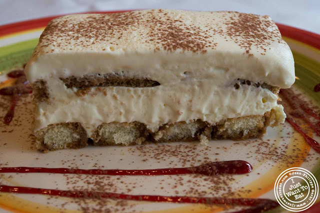 Image of Tiramisu at Trattoria Saporito in Hoboken, NJ