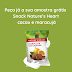 Peça já a sua amostra grátis Snack Nature’s Heart cacau e maracujá