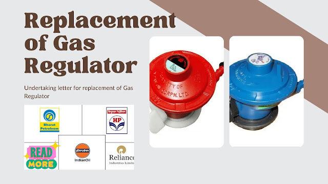 Letter for replacement of Faulty LPG Regulator
