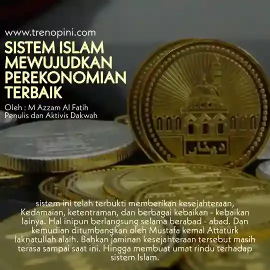 sistem ini telah terbukti memberikan kesejahteraan, Kedamaian, ketentraman, dan berbagai kebaikan - kebaikan lainya. Hal inipun berlangsung selama berabad - abad. Dan kemudian ditumbangkan oleh Mustafa kemal Attaturk laknatullah alaih. Bahkan jaminan kesejahteraan tersebut masih terasa sampai saat ini. Hingga membuat umat rindu terhadap sistem Islam.