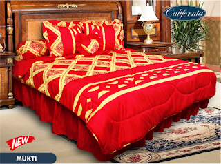 sprei california terbaru motif mukti