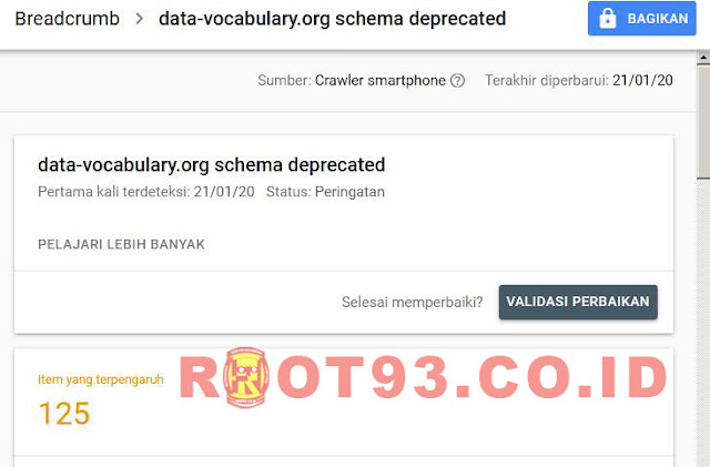 Mengatasi Masalah data-vocabulary.org schema deprecated
