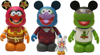 The Muppets Disney Vinylmation Series 2 - Animal, Gonzo with Camilla & Kermit 9 Inch Vinyl Figure