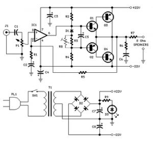 Rangkaian Power Amplifier