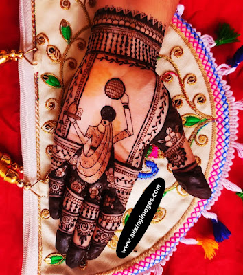 Karwa Chauth Mehndi Design