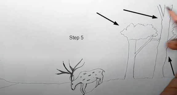 How to Draw Nature scenery for kids