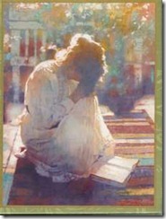 praying woman