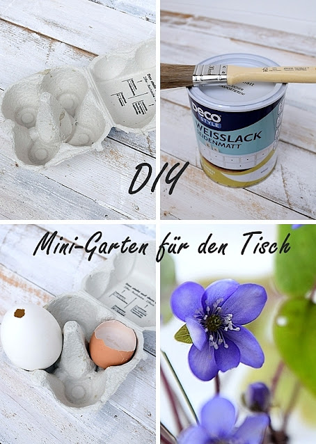 Osterbastelei mit Eierkartons - DIY-Osterdeko mit Blumen