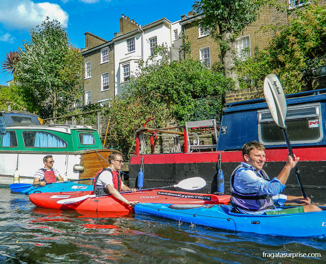 Londres: passeio de barco no Regent's Canal