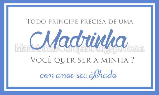 Convite para ser madrinha