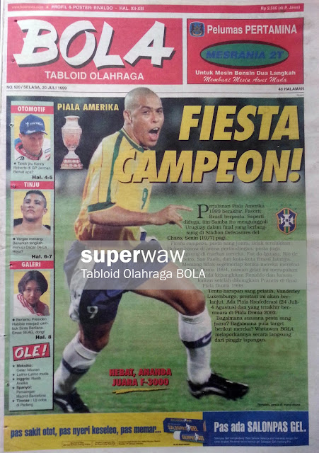 Tabloid BOLA: FIESTA CAMPEON!