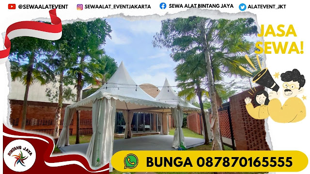 SEWA TENDA KERUCUT BAHAN BERKUALITAS DI TANGERANG