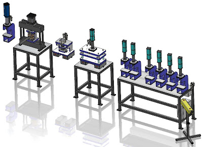 Custom benchtop and modular press design