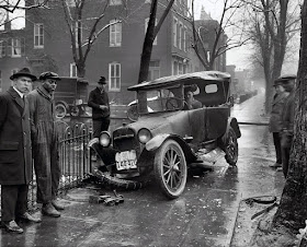 Accidentes de coches antiguos