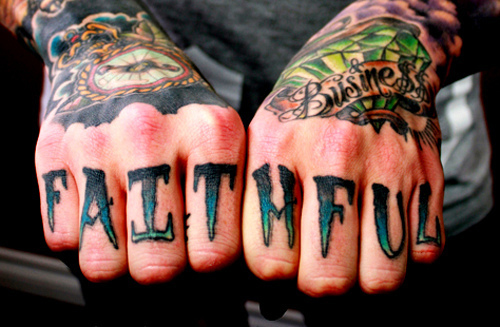 Knuckle Tattoos