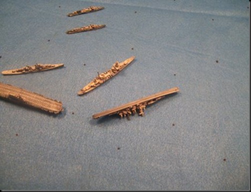 Yeah. I managed to get a battleship sunk...