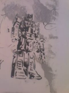 optimus prime graffitti art stencil